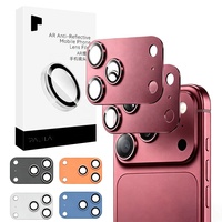 Protection d'objectif d'appareil photo pour téléphone, couverture intégrale en métal, anti-effraction, sans bulles, anti-chute, 9H pour iPhone 17, 17 Pro, 17 Pro Max, 18 Pro, 18 Pro Max