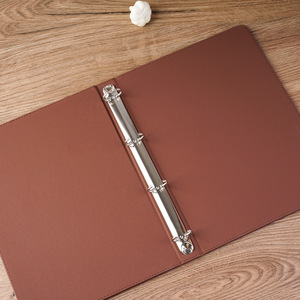 Carnets de menus personnalisés en PU à feuilles mobiles et catalogues haut de gamme, manuels cadeaux, porte-menus avec dorure à chaud - Product Image 3