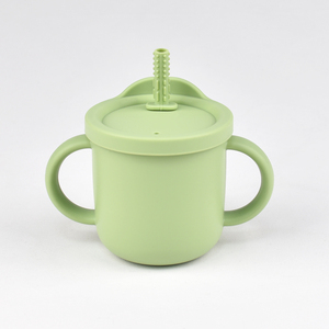 Gobelet pliable écologique pour enfants de 2 à 4 ans, avec paille à débit lent, idéal pour les voyages en plein air - Product Image 6