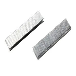 Fabricação de Prata 16mm Flat Wire Staples 18Ga M16