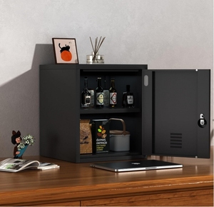 Casilleros de metal de tamaño pequeño y económico con 1 puerta, caja de almacenamiento de escritorio impermeable, <span class=keywords><strong>armario</strong></span>/casillero de <span class=keywords><strong>muñecas</strong></span> - Product Image 3