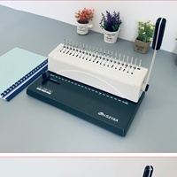 Machine de reliure de peigne manuel de bureau, format A4 12 feuilles