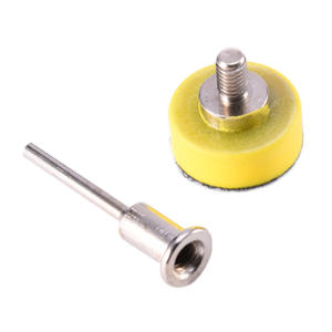 Ferramentas abrasivas 1 Polegada <span class=keywords><strong>2</strong></span> polegada <span class=keywords><strong>Hook</strong></span> & <span class=keywords><strong>Loop</strong></span> Backup Lixadeira de Rosca M8/M6 Backing Pad Ferramentas de Maquiagem Ferramentas de Beleza - Product Image 3