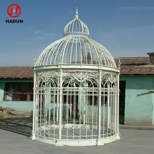 Modern Iron Pavilion Metal For Garden Year Round Gazebo