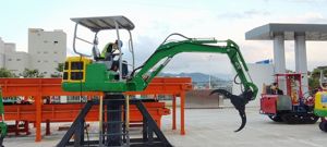 กรงเล็บจับไม้แบบหมุนได้ 360 องศา ใช้ได้กับรถขุดขนาด 1.5 ถึง 3 ตัน เครื่องจักรป่าไม้ เครื่องตัดไม้ กรงเล็บจับท่อนซุง - Product Image 5