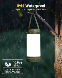 ไฟแคมป์ปิ้งกันน้ำ IP68 รุ่นใหม่ ไฟ LED 106 ดวง สำหรับกิจกรรมกลางแจ้ง ชาร์จไฟได้ แบตเตอรี่ 5000mAh ให้ความสว่าง 1200LM เหมาะสำหรับการเดินป่าและตั้งแคมป์ - Product Image 3