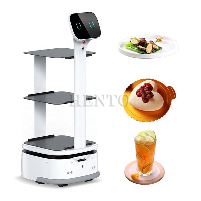 Autonomous Navigation Waiter Robot Restaurant / Package Delivery Robot / Waitress Robot