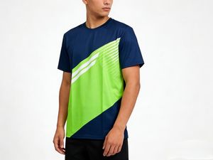 Camiseta Deportiva Personalizada de Secado Rápido, Transpirable, con Estampado por Sublimación, Simple, para Ejercicio Diario, Maratón, Carreras, Manga Corta - Product Image 5