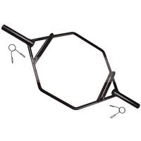 Barre hexagonale pour trap bar, barre pour shrugs, barre pour deadlifts, entraînement de force, barre hexagonale pour deadlifts et shrugs