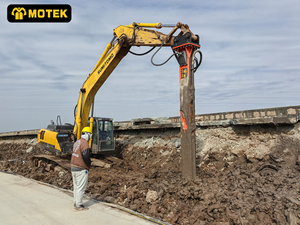 Moteur de pompe hydraulique pour excavatrice, mélangeur de sol MOTEK, mélangeurs à double tête pour remédiation des sols, engin de terrassement, boîte de vitesses - Product Image 5