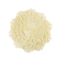 Napperon en feutre PVC en forme de fleurs artificielles faites à la main tapis de tasse colorée pour la décoration de table de mariage