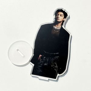 Hot Stock Kpop Character Standing <b>Card</b> Acrylic Display Rack Small <b>Card</b> Picture Frame Plastic Desktop Gift Rack for <b>Table</b> Use - Product Image 3