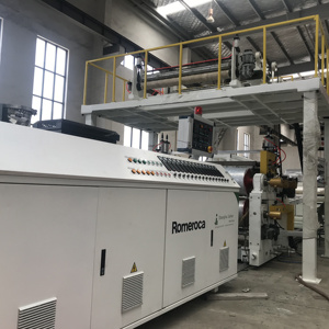 Hot bán WPC PVC Sàn Vinyl dây chuyền sản xuất SPC sàn gạch SPC cán đá cẩm thạch Board máy làm - Product Image 2