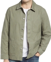 Veste de travail légère pour homme, nouveau design, en toile de coton, pour le printemps, 100% coton, sergé lavé, manches longues