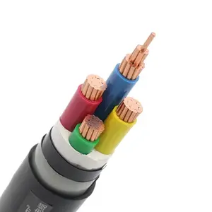 Basse tension nyy 4x95mm2 4x25mm2 4x15mm2 Prix du câble d'alimentation en cuivre PVC