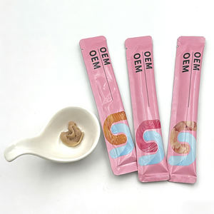 Proveedor de Alimentos para Mascotas al por Mayor, 15g de Alimento Cremoso Orgánico para Gatos con Alto Contenido de Proteínas de Carne de Pavo y Salmón, Personalizado, Sin Sabores Artificiales - Product Image 2