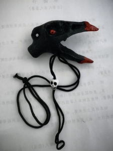 Silbato de la Muerte Azteca de la Marca Screaming Whistles, Cerámica/Esmalte, Arte Folclórico para Halloween, con Sonido Fantasmal y Espeluznante - Product Image 2