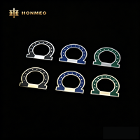 Étiquette Métallique Personnalisée HONMEO pour Vêtements de Marque, Logo de Créateur, en Alliage de Zinc, pour Jeans