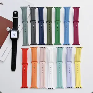New King Kong Soft Silicone Watch Strap For Apple Watch Band 38 40 41 42 44 45 Mm For Iwatch Se Series 8 7 6 5 Wristband