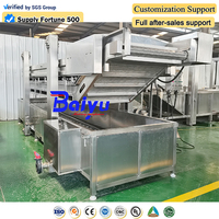 Baiyu industriële maïsblancheringsmachine voor groenteverwerkingslijnen met automatische temperatuurregeling