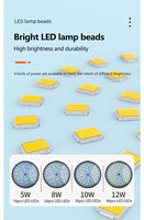 Lampe de travail LED CNC 10W AC 220V avec interrupteur, base magnétique rotative à 360°, portable, IP55, 50cm, pour entrepôt