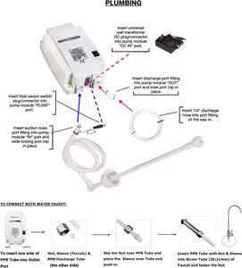 Système de distribution d'eau en bouteille LifeSRC 110-230V 5 gallons, pompe centrifuge BIB1000, pompe à eau potable, prix similaire à F - Product Image 3