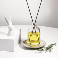 Bouteilles en verre vides pour diffuseur à bâtonnets, parfum et désodorisant, avec bouchon, 150ml, 250ml, 500ml, 1000ml