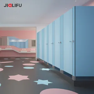 Jialifu fenólico painel impermeável shopping center banheiro cubículo