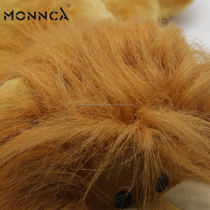 Bordado en blanco gran Leon globo juguetes de peluche OEM DIY Pelo Largo tonto León de peluche de juguete Animal - Product Image 6