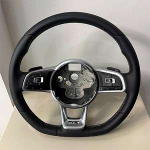 Volant en fibre de carbone pour Volkswagen W <span class=keywords><strong>Golf</strong></span> 6 <span class=keywords><strong>7</strong></span> Gtd Tdi R vw up Amarok Eos Transporter T-roc Beetle Polo <span class=keywords><strong>Gt</strong></span> tiguan R <span class=keywords><strong>Line</strong></span> - Product Image 6