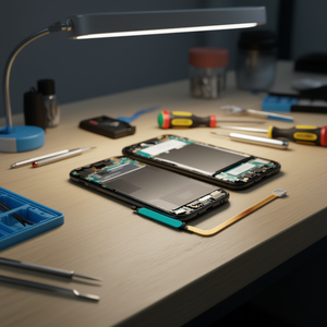 Cable flexible Xiaomi con sensor de huellas dactilares para Poco M3 Redmi 9T Verde - Product Image 3