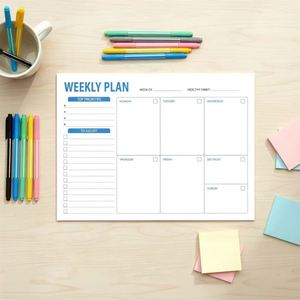Wholesale Customized B5 Undated Daily PP Cover Gift Calendar Task Checklist Organizer Self Care Planner - Product Image 1