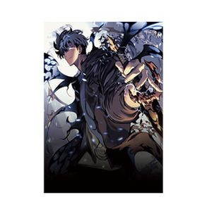Vente en gros 8 pièces/ensemble 42*29CM <span class=keywords><strong>Solo</strong></span> nivellement chanté Jin Woo Yoo Jin Ho <span class=keywords><strong>Manga</strong></span> dessin animé Anime papier affiche - Product Image 5