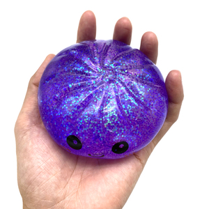 8.5cm Rare Ones <b>Glitter</b> Squishy Dumpling Gold Purple Blue Pink <b>Red</b> <b>Glitter</b> Squeeze Steamed Bun for Sensory Stress Relief Toy - Product Image 5