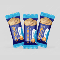 Sacs Mylar personnalisés imprimés anti-odeur pour bonbons, herbes, produits de boulangerie, 3,5g 7g, emballage pour gommes comestibles, biscuits, sacs Mylar pour cookies