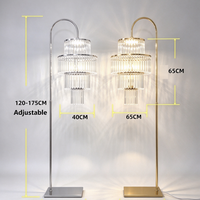 Lumière de mariage en acrylique cristal effet glace pour décoration de mariage, éclairage de chemin lumineux, lustre pour scène de mariage et accessoires d'allée