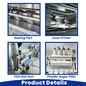 Machine d'emballage automatique de bicarbonate de soude – protéine, lait, farine de maïs – sachet, stickbag, scellage dorsal - Product Image 3