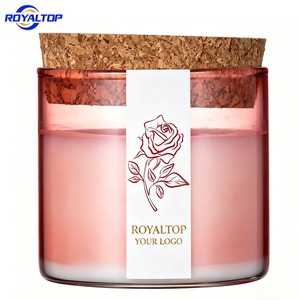 Custom Color Single Double Triple Wick Glass <strong>Small</strong> Scented <strong>Candle</strong> for Bedroom Bathroom SPA Yoga Hotel Cafe Wedding Party - Product Image 1