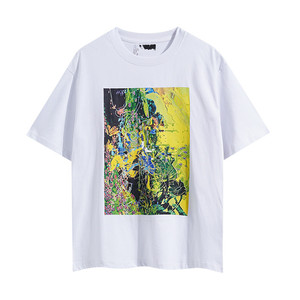 2026 Summer Oversized Graphic T-Shirt Unisex Streetwear Cotton Cartoon Print Loose <b>Hip</b> Hop Casual Tee Top - Product Image 1