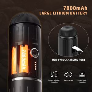 Machine à café expresso portable pour bureau, extérieur, cadeau pour chauffeur de taxi, café en capsules, 19 bars, bouteille d'eau chauffante, noir, blanc, accessoire - Product Image 4