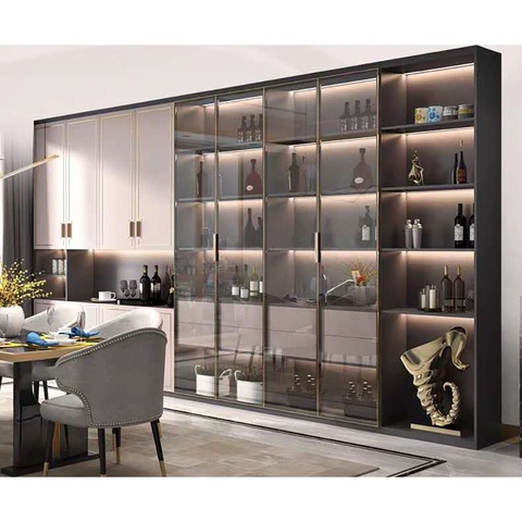 Aluminum Frame Glass Shelf Coveregirlswer Wardrobe Glass ...