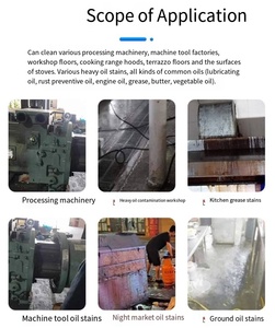 Dégraissant pour sol en béton dans la station-service Agent de nettoyage haute résistance pour béton | Élimine les taches de carburant et de lubrifiant - Product Image 3