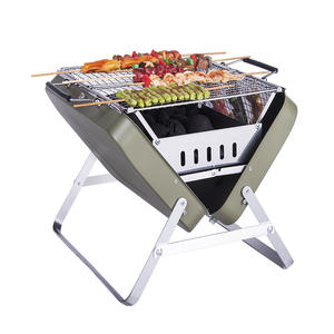 Mallette <span class=keywords><strong>de</strong></span> haute qualité Grill <span class=keywords><strong>Barbecue</strong></span> Charcoal <span class=keywords><strong>Valise</strong></span> Grill <span class=keywords><strong>Barbecue</strong></span> pliant en acier inoxydable - Product Image 2