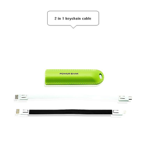 Dùng một lần xách tay Slim <span class=keywords><strong>Mini</strong></span> 2600mAh Powerbank DIY 18650 Lithium Battery Charger ngân hàng điện trường hợp <span class=keywords><strong>Box</strong></span> với dây - Product Image 3