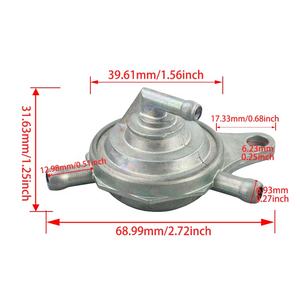 LINGQI Interrupteur de robinet d'essence 3 ports en <span class=keywords><strong>ligne</strong></span> pour moteur GY6 150cc 125cc <span class=keywords><strong>50cc</strong></span> Pit Dirt Bike ATV Scooter - Product Image 3