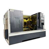 Torno CNC de Alta Precisión TCK56 Fanuc/GSK de 2 Ejes con Bancada Inclinada, Fabricado en Shandong, China