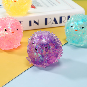 Juguetes Antiestrés de TPR con Purpurina y Maltosa, Coloridos, en Forma de Erizo, para Aliviar la Presión, Regalo Promocional para Niños - Product Image 3