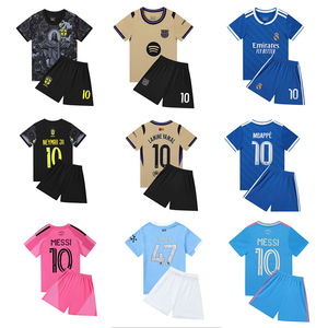 <span class=keywords><strong>Ensemble</strong></span> <span class=keywords><strong>de</strong></span> maillot <span class=keywords><strong>de</strong></span> football unisexe pour enfants 2526, maillot Riyadh n°10, tenue <span class=keywords><strong>de</strong></span> sport pour élèves du primaire et du collège, numéro étoile - Product Image 2
