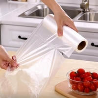 Groothandel Eco-vriendelijke HDPE producezakken op rol, food grade, afscheurbare zakken voor verpakking van vers fruit en groenten