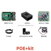 NUEVO Kit Raspberry Pi 4 Modelo B de JMY, 1GB-8GB, BCM2711 Cortex-A72, Computadora Linux, Placa de Desarrollo Individual, Riel DIN, China